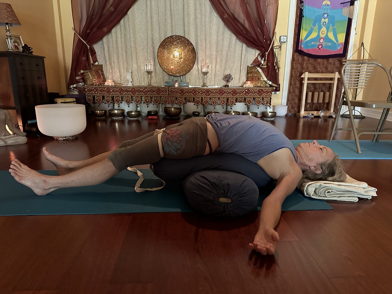 Sundari Yoga Studio, Cross Bolsters, Iyengar Yoga in Cocoa Beach